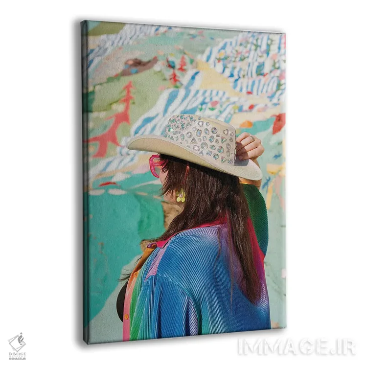 تابلو دختر گاوچران صحرا اثر بثانی یانگ - نمای پرسپکتیو محصول