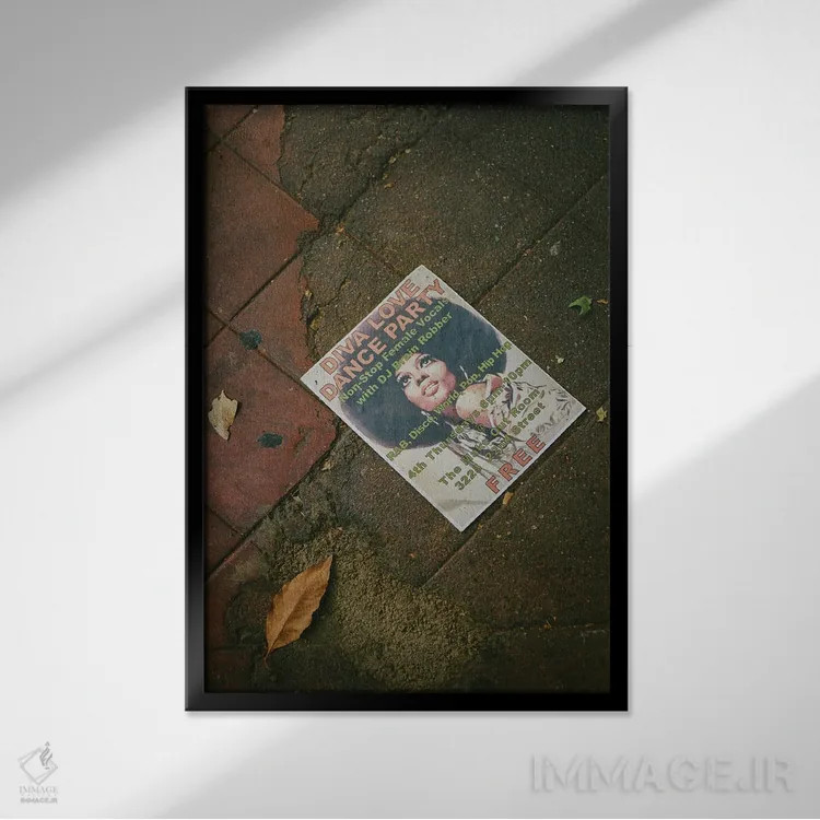 تابلو مهمانی رقص سان فرانسیسکو اثر بثانی یانگ - نمای قابدار مشکی