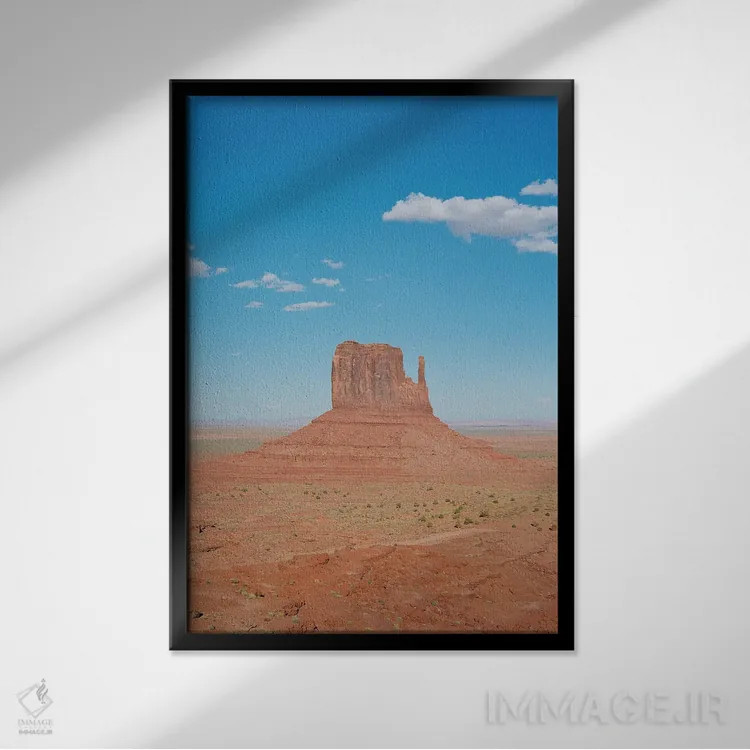 تابلو درهٔ مانیومنت اثر بثانی یانگ - نمای قابدار مشکی