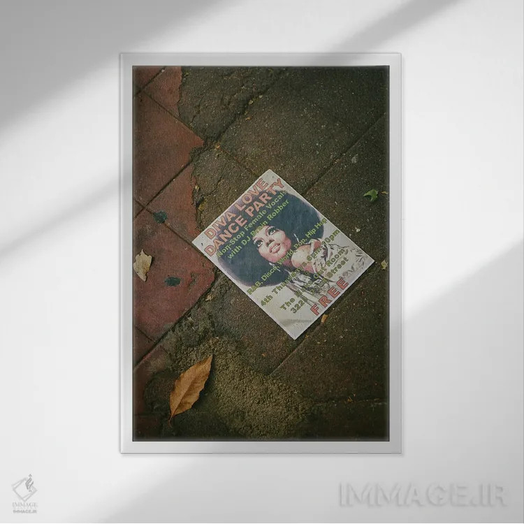 تابلو مهمانی رقص سان فرانسیسکو اثر بثانی یانگ - نمای قابدار سفید