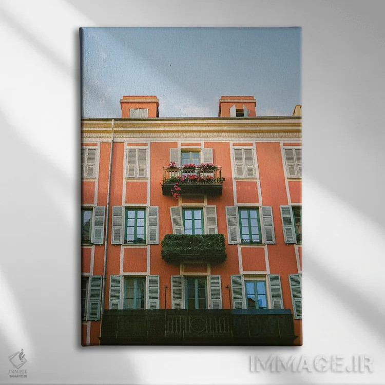 تابلو نیس فرانسه شماره چهارده اثر بثانی یانگ - نمای روبهرو روی دیوار