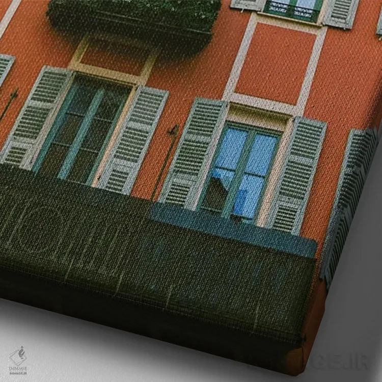 تابلو نیس فرانسه شماره چهارده اثر بثانی یانگ - نمای نزدیک بافت بوم