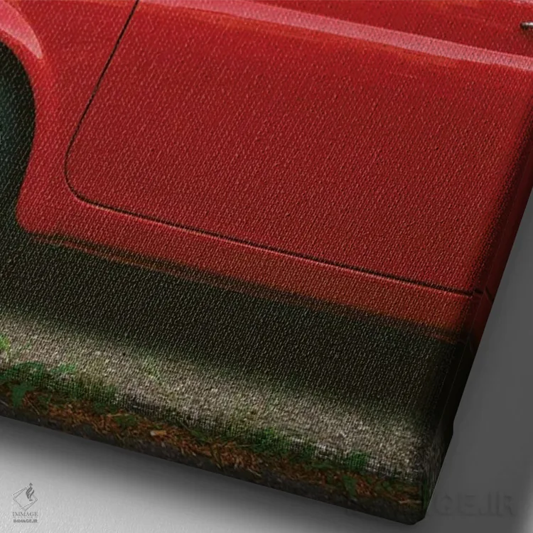 تابلو رانندگی ساحل آمالفی شماره دو روی فیلم اثر بثانی یانگ - نمای نزدیک بافت بوم