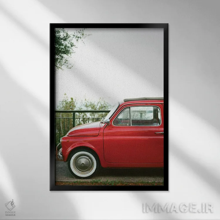 تابلو رانندگی ساحل آمالفی شماره دو روی فیلم اثر بثانی یانگ - نمای قابدار مشکی