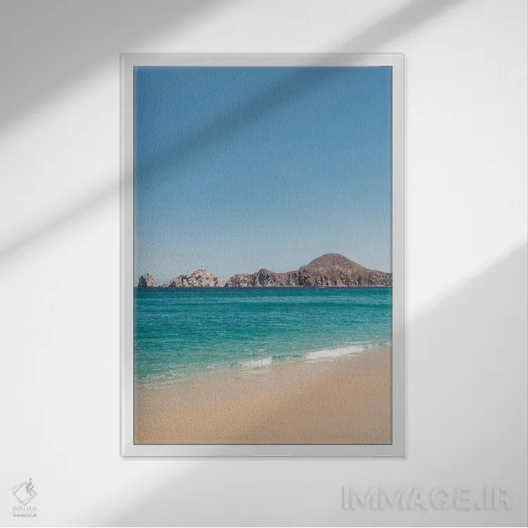 تابلو کابو سان لوکاس شماره پنج اثر بثانی یانگ - نمای قابدار سفید