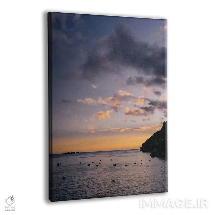 تابلو غروب ساحل آمالفی شماره دو اثر بثانی یانگ - نمای پرسپکتیو محصول