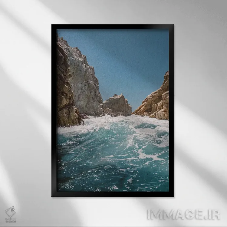 تابلو کابو سان لوکاس شماره هشت اثر بثانی یانگ - نمای قابدار مشکی