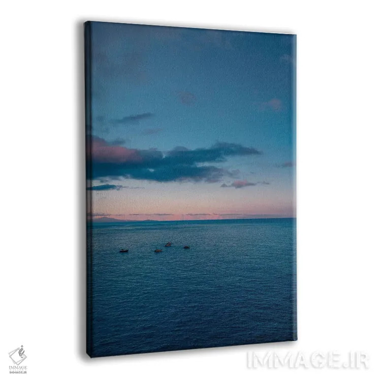 تابلو غروب ساحل آمالفی شماره چهار اثر بثانی یانگ - نمای پرسپکتیو محصول