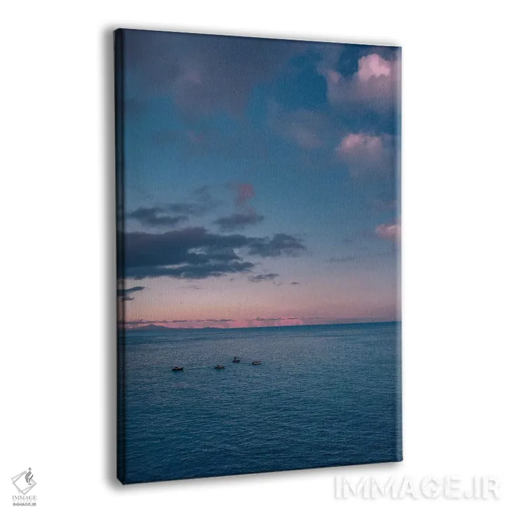 تابلو غروب ساحل آمالفی شماره شش اثر بثانی یانگ - نمای پرسپکتیو محصول