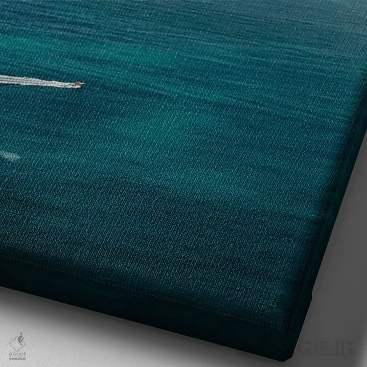 تابلو ساحل آمالفی شماره هشت اثر بثانی یانگ - نمای نزدیک بافت بوم