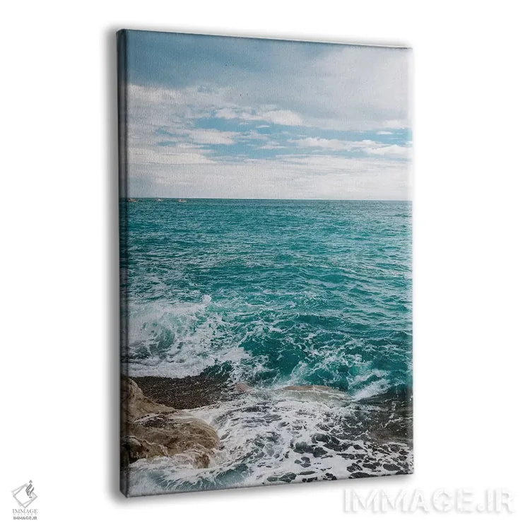 تابلو آب ساحل آمالفی شماره پنج اثر بثانی یانگ - نمای پرسپکتیو محصول
