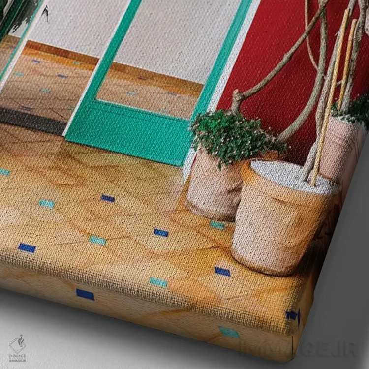 تابلو پوزیتانو شماره سه اثر بثانی یانگ - نمای نزدیک بافت بوم