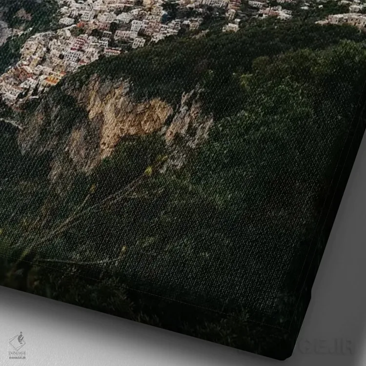 تابلو پوزیتانو (ایتالیا) اثر بثانی یانگ - نمای نزدیک بافت بوم