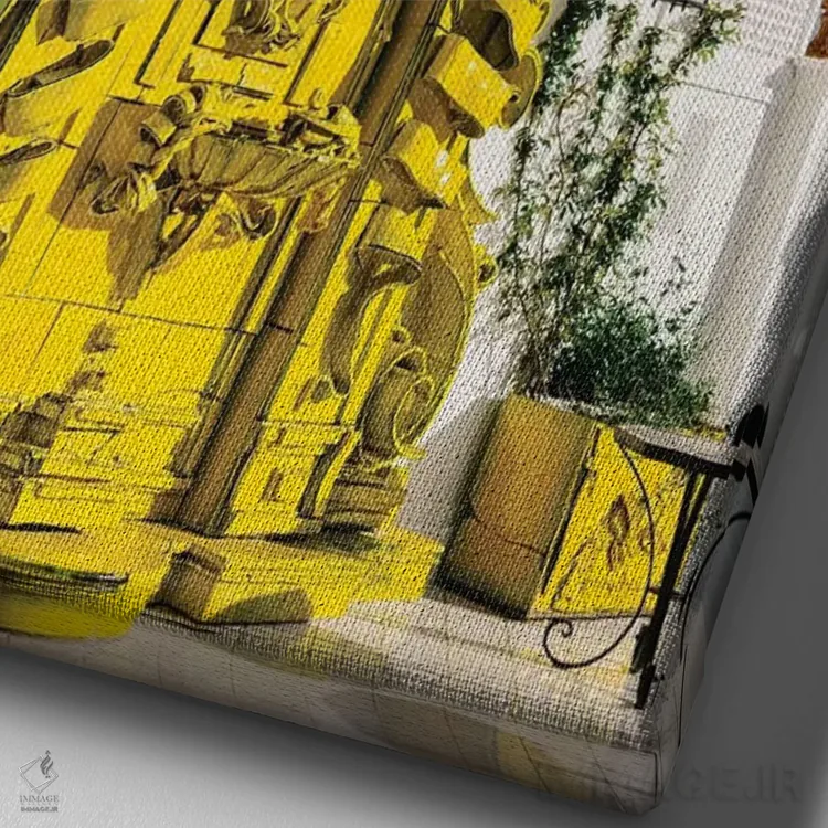 تابلو پوزیتانو نُه اثر بثانی یانگ - نمای نزدیک بافت بوم