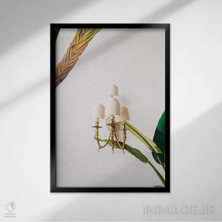 تابلو پوزیتانو شماره چهار اثر بثانی یانگ - نمای قابدار مشکی