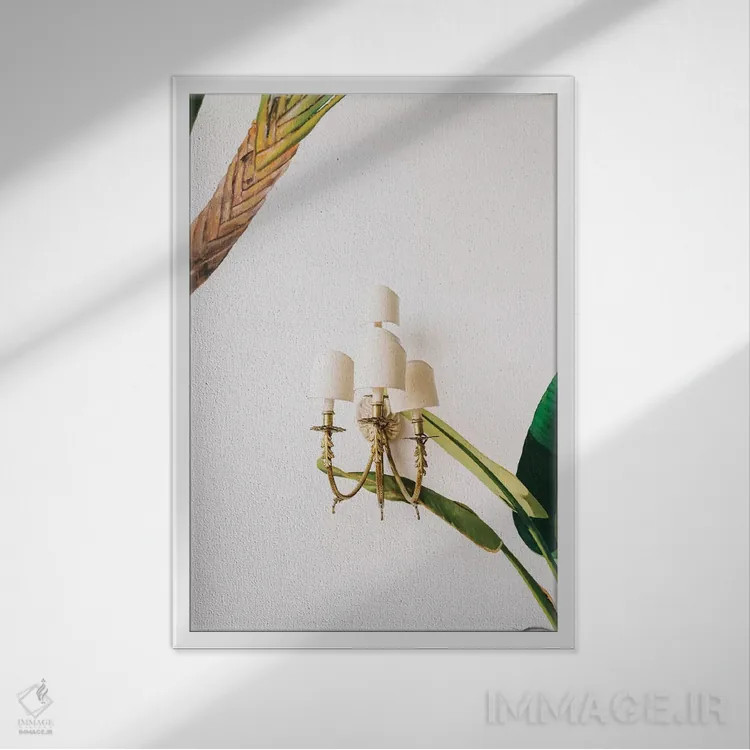 تابلو پوزیتانو شماره چهار اثر بثانی یانگ - نمای قابدار سفید