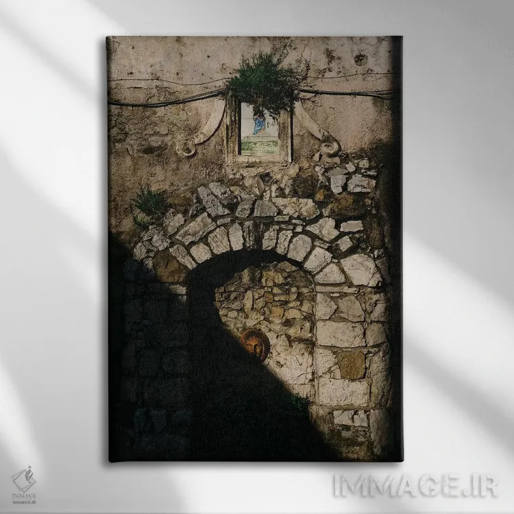 تابلو پوزیتانو هشت اثر بثانی یانگ - نمای روبهرو روی دیوار