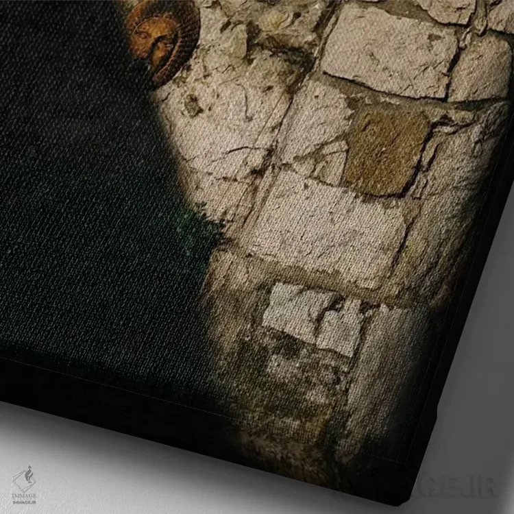 تابلو پوزیتانو هشت اثر بثانی یانگ - نمای نزدیک بافت بوم