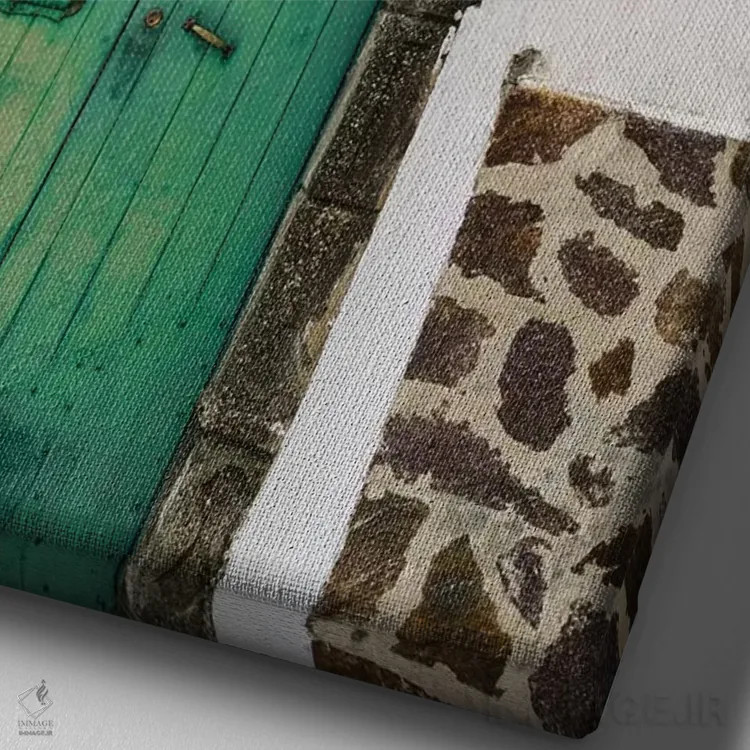 تابلو پوزیتانو چهارده اثر بثانی یانگ - نمای نزدیک بافت بوم