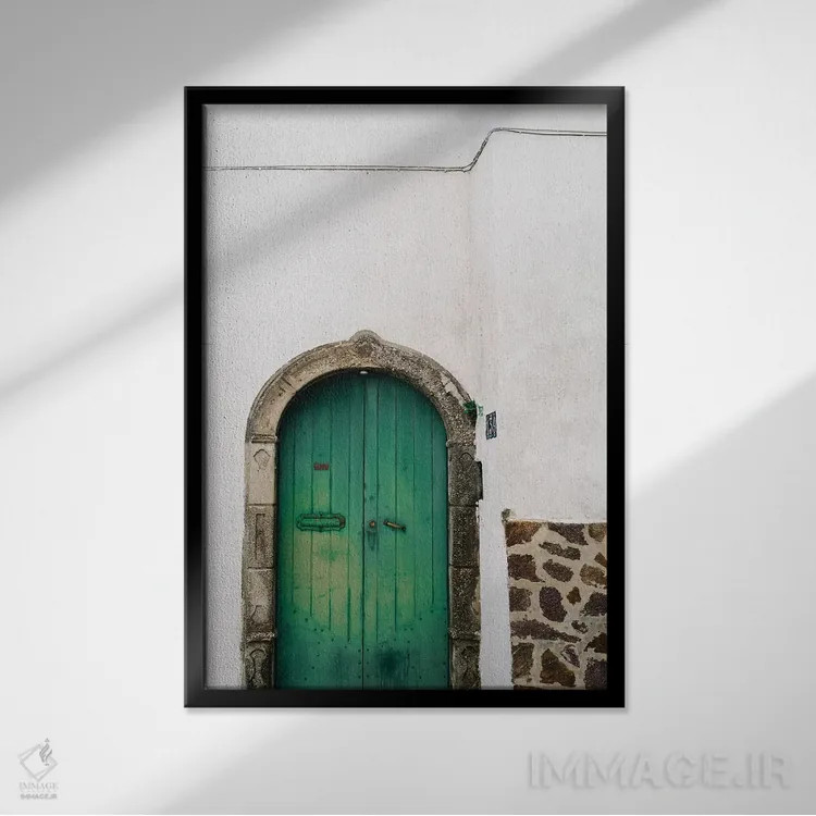 تابلو پوزیتانو چهارده اثر بثانی یانگ - نمای قابدار مشکی