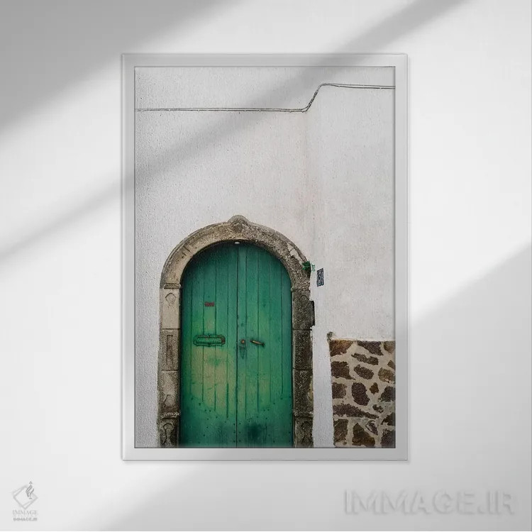 تابلو پوزیتانو چهارده اثر بثانی یانگ - نمای قابدار سفید