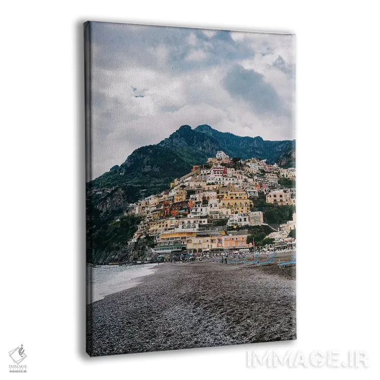 تابلو پوزیتانوی بارانی یازده اثر بثانی یانگ - نمای پرسپکتیو محصول