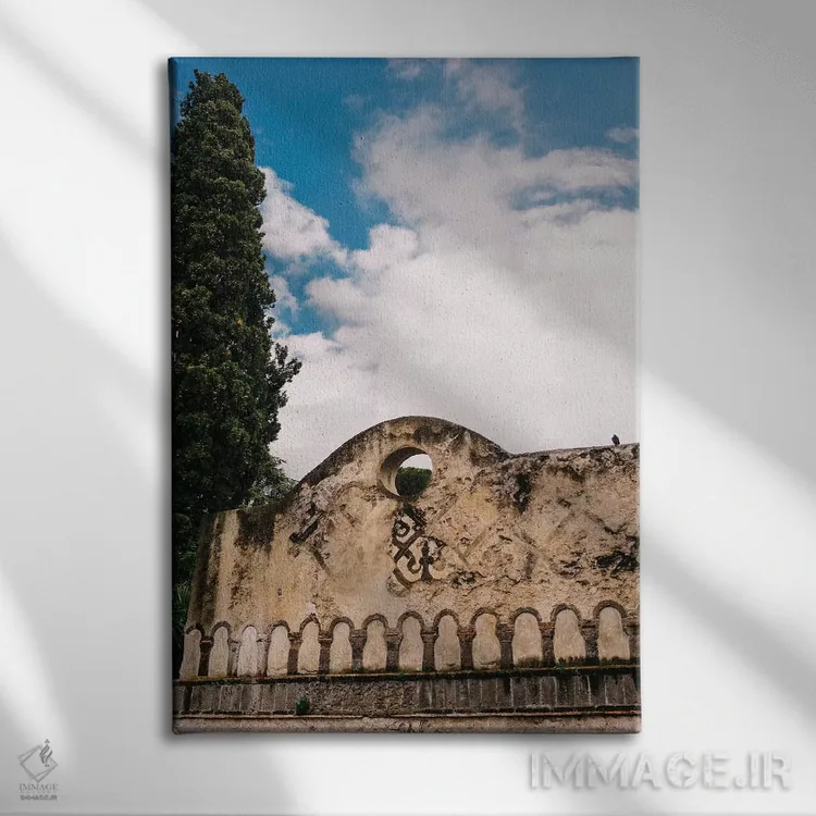 تابلو راولو، ایتالیا یک اثر بثانی یانگ - نمای روبهرو روی دیوار