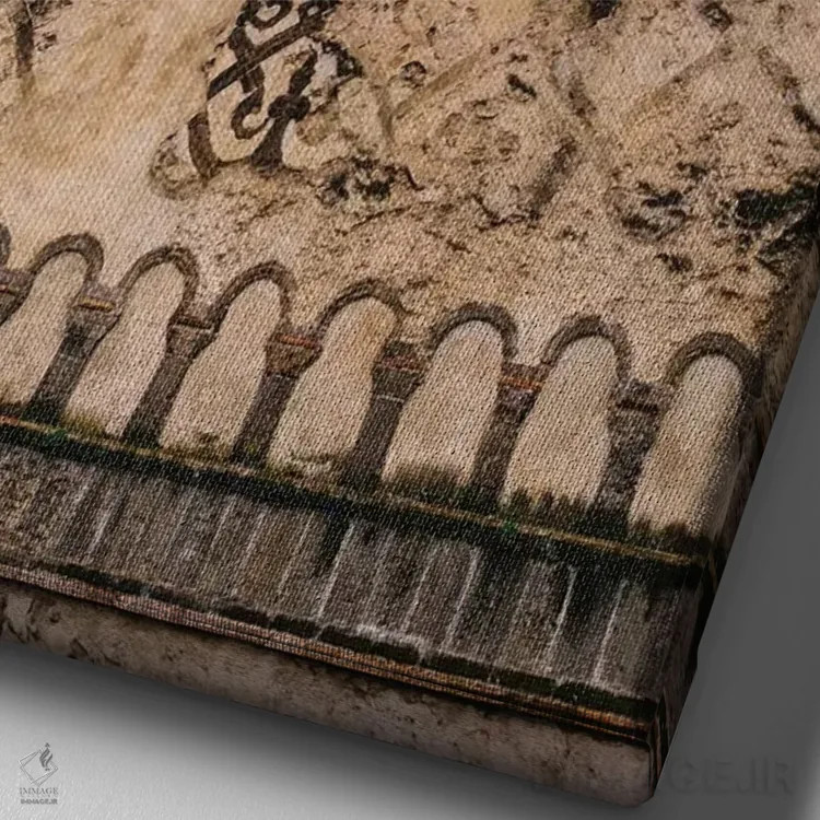 تابلو راولو، ایتالیا یک اثر بثانی یانگ - نمای نزدیک بافت بوم