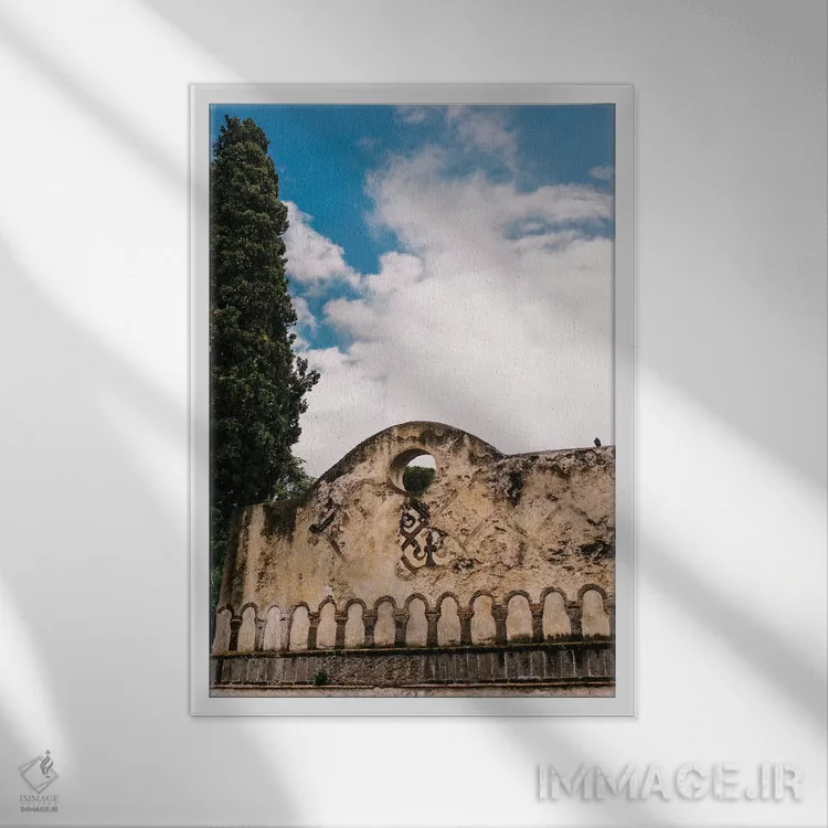 تابلو راولو، ایتالیا یک اثر بثانی یانگ - نمای قابدار سفید