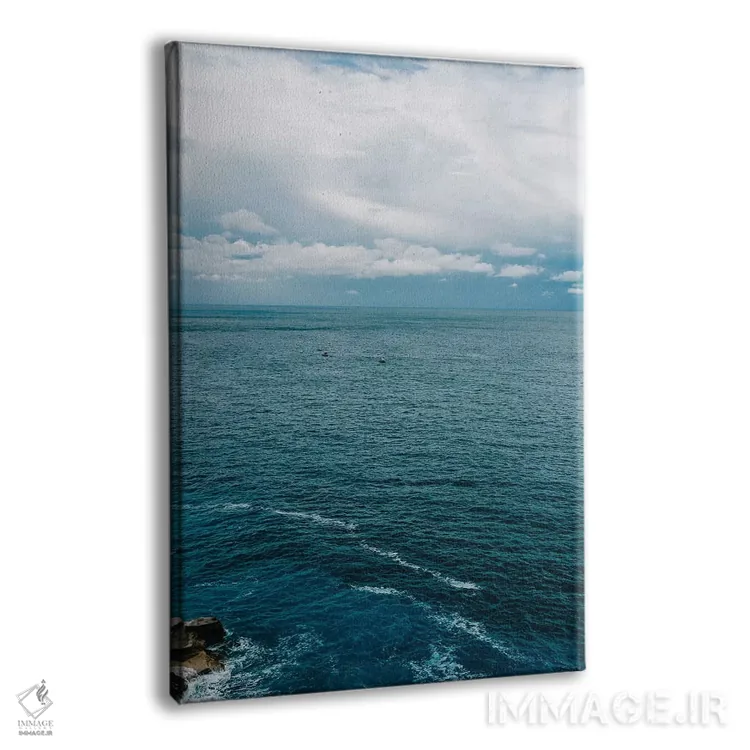 تابلو ساحل آمالفی طوفانی اثر بثانی یانگ - نمای پرسپکتیو محصول