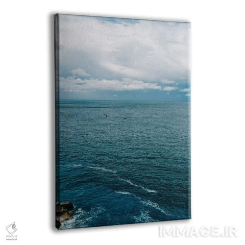 تابلو ساحل آمالفی طوفانی اثر بثانی یانگ - نمای پرسپکتیو محصول