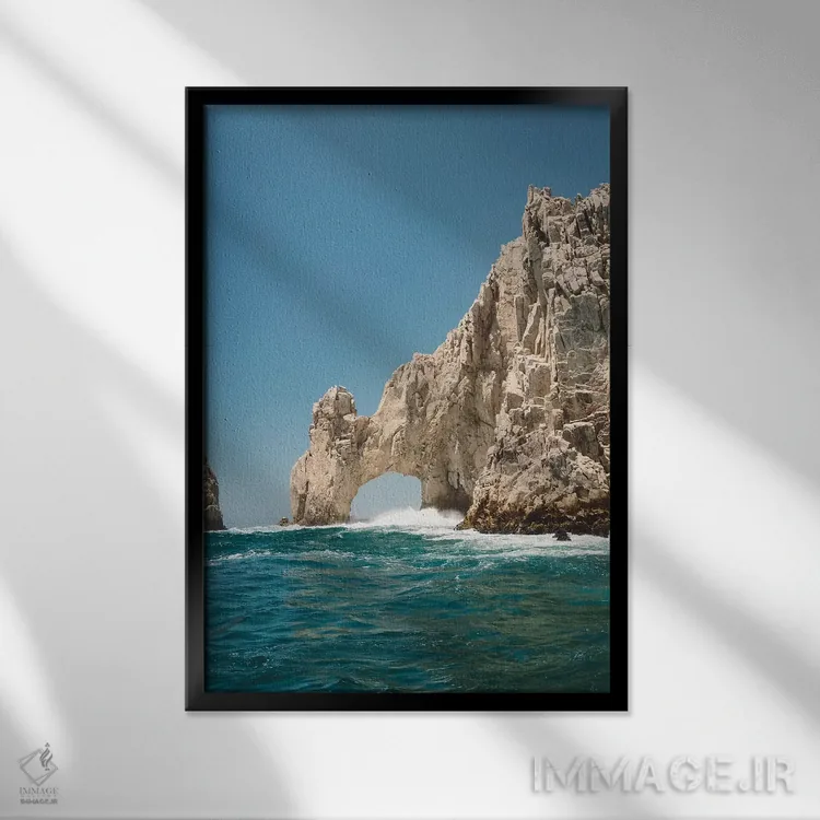 تابلو طاق کبو سن لوکاس سه اثر بثانی یانگ - نمای قابدار مشکی