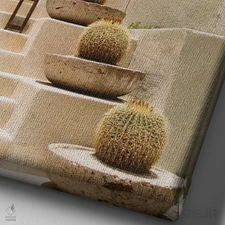 تابلو معماری کبو سه اثر بثانی یانگ - نمای نزدیک بافت بوم
