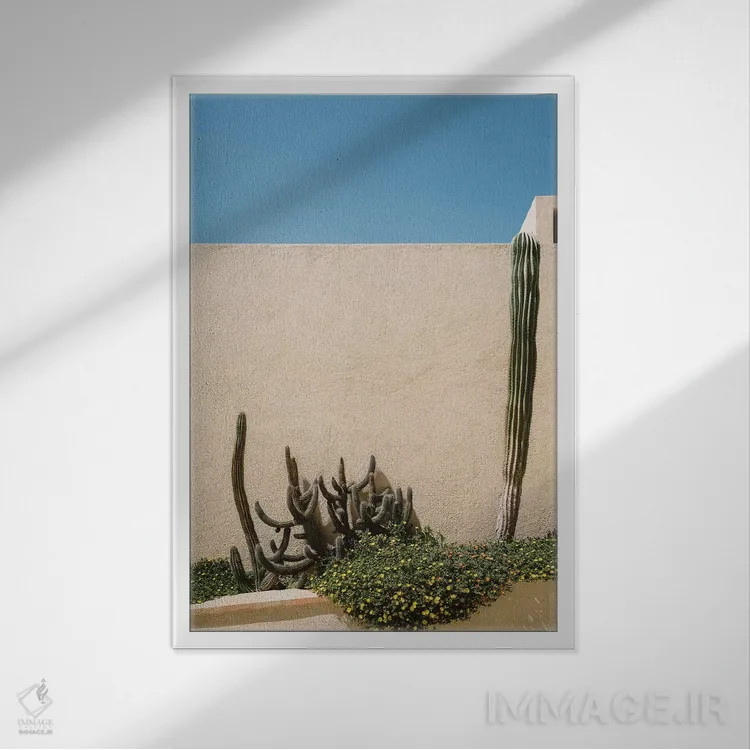 تابلو معماری کبو چهار اثر بثانی یانگ - نمای قابدار سفید