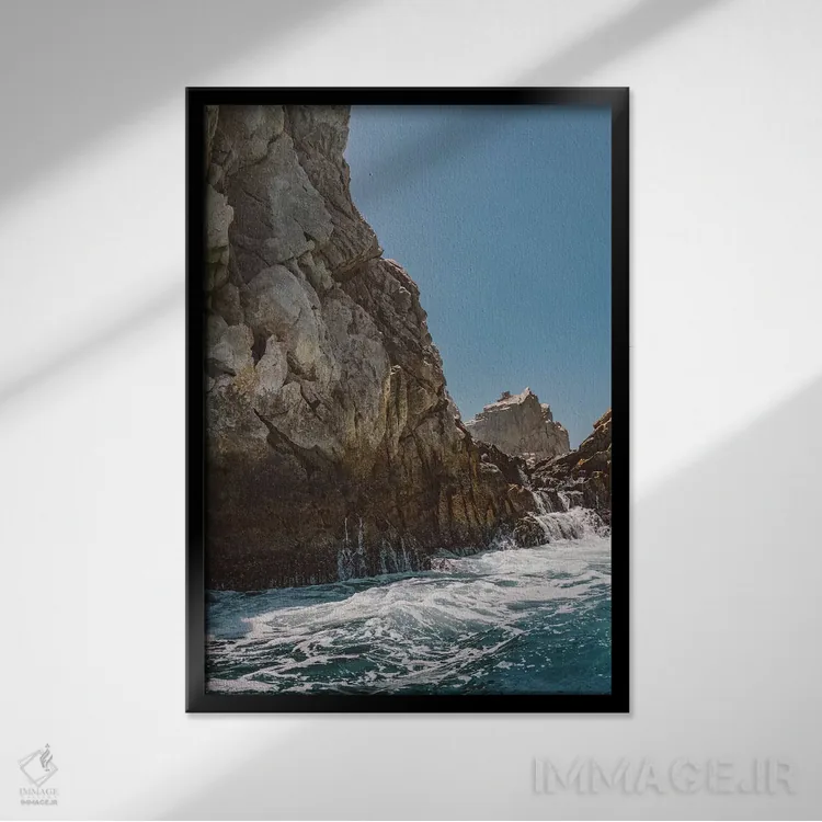 تابلو کبو سن لوکاس نُه اثر بثانی یانگ - نمای قابدار مشکی