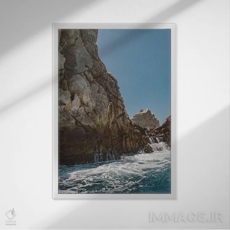 تابلو کبو سن لوکاس نُه اثر بثانی یانگ - نمای قابدار سفید