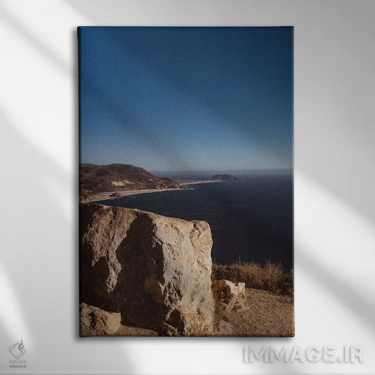 تابلو بیگ سور، کالیفرنیا سه اثر بثانی یانگ - نمای روبهرو روی دیوار