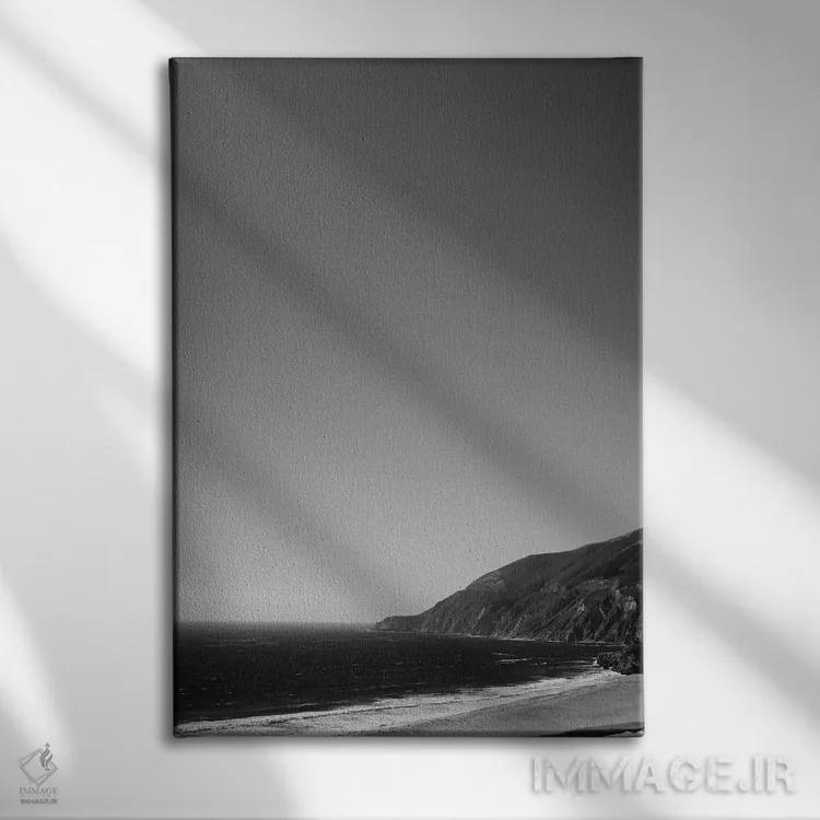 تابلو بیگ سور، کالیفرنیا دو اثر بثانی یانگ - نمای روبهرو روی دیوار