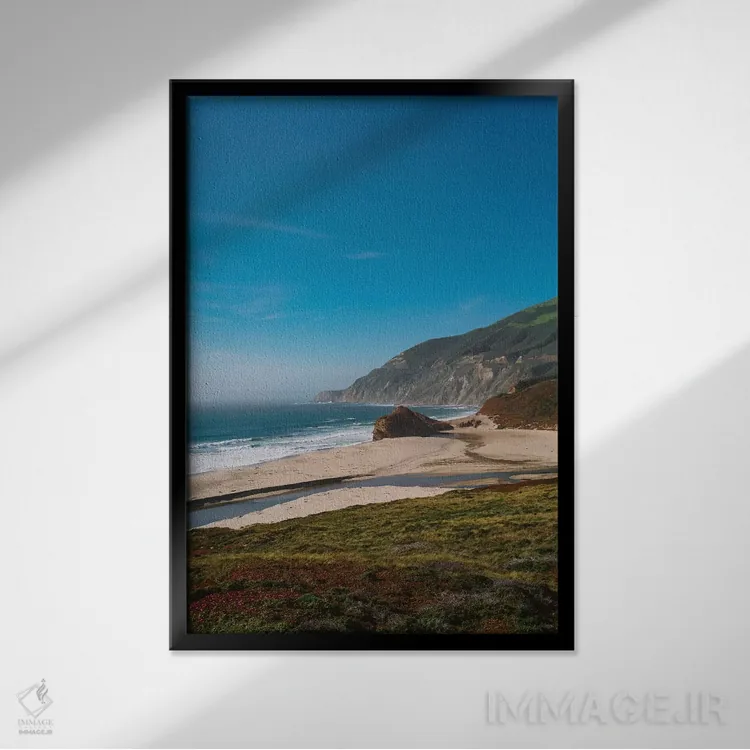 تابلو بیگ سور پنج اثر بثانی یانگ - نمای قابدار مشکی