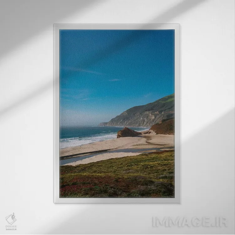 تابلو بیگ سور پنج اثر بثانی یانگ - نمای قابدار سفید