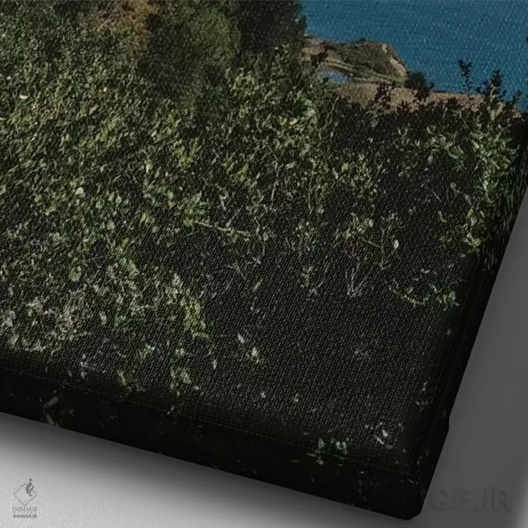 تابلو نمای نپنت (کافه معروف بیگ سور) اثر بثانی یانگ - نمای نزدیک بافت بوم