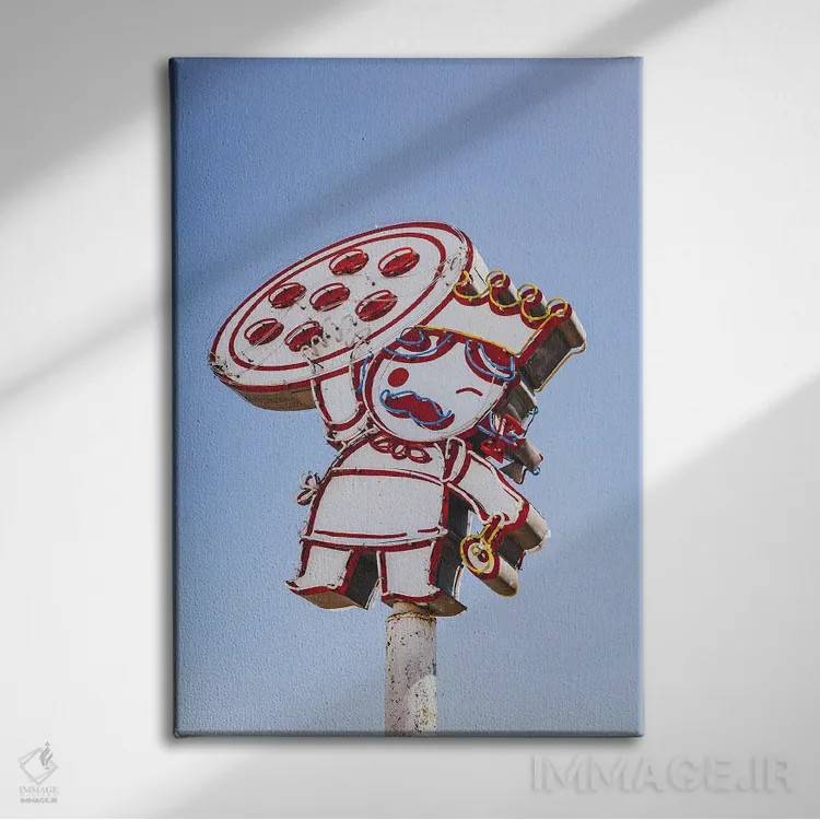 تابلو تکهای از خانه اثر بثانی یانگ - نمای روبهرو روی دیوار