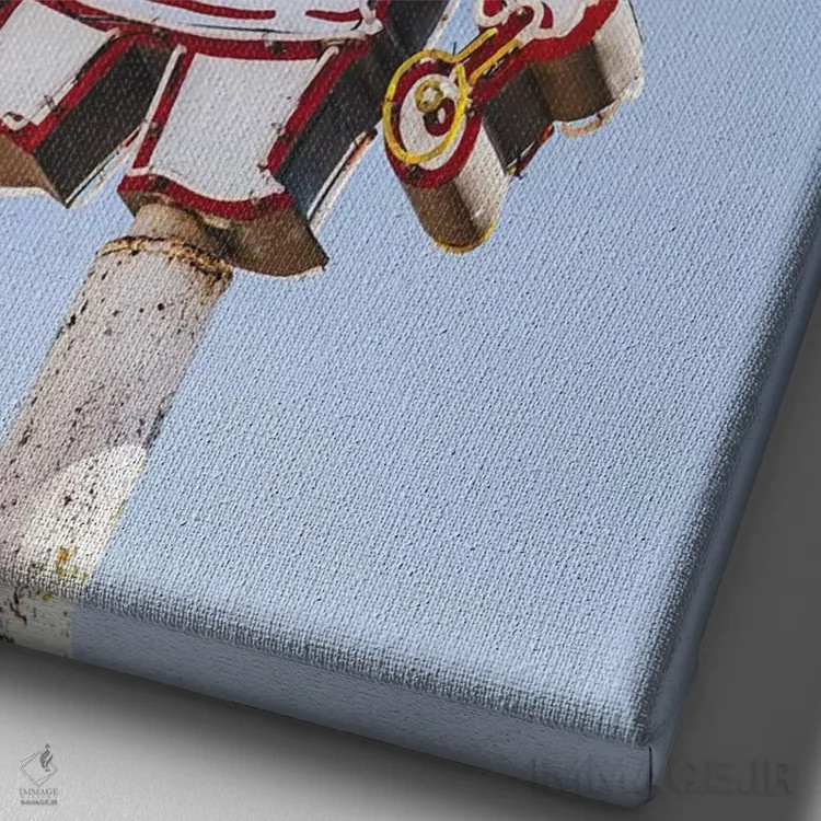 تابلو تکهای از خانه اثر بثانی یانگ - نمای نزدیک بافت بوم