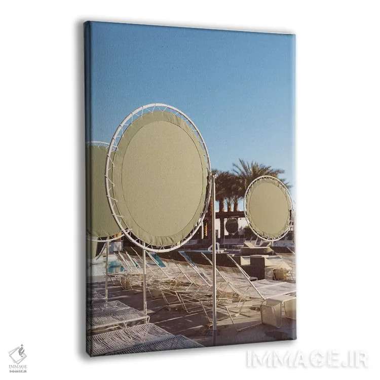 تابلو روز استخر پالم اسپرینگز هشتم اثر بثانی یانگ - نمای پرسپکتیو محصول