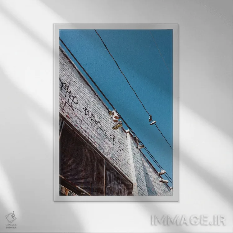 تابلو سان فرانسیسکو یازدهم اثر بثانی یانگ - نمای قابدار سفید