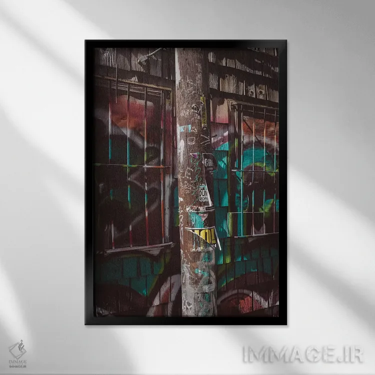 تابلو سان فرانسیسکو چهاردهم اثر بثانی یانگ - نمای قابدار مشکی