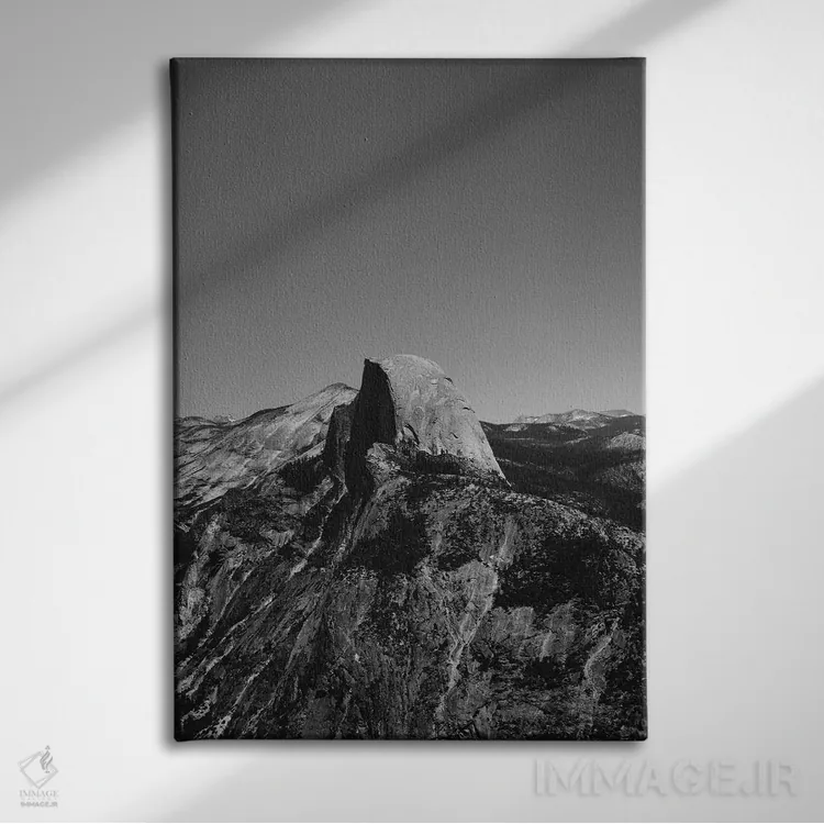 تابلو Yosemite National Park II,نقطه گلیشر - پارک ملی یوسیمیتی دوم اثر بثانی یانگ - نمای روبهرو روی دیوار