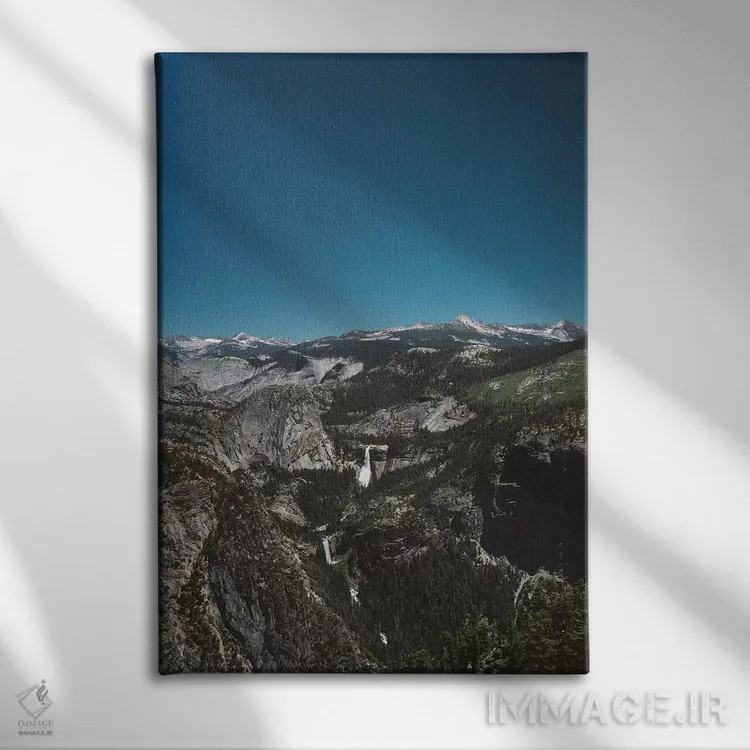 تابلو Yosemite National Park IV,نقطه گلیشر - پارک ملی یوسیمیتی چهارم اثر بثانی یانگ - نمای روبهرو روی دیوار