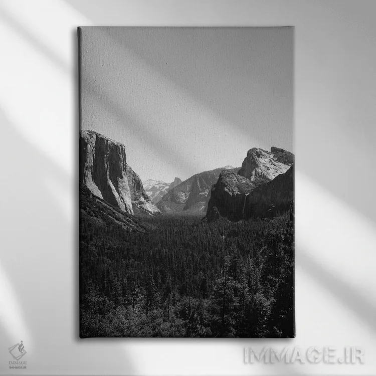 تابلو Yosemite National Park III,دورنمای تونلی - پارک ملی یوسیمیتی سوم اثر بثانی یانگ - نمای روبهرو روی دیوار