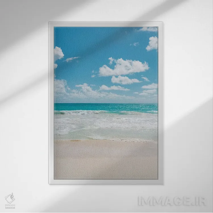 تابلو اوآهو هاوایی سوم اثر بثانی یانگ - نمای قابدار سفید